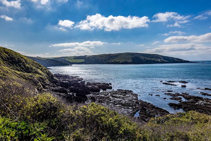 The south Devon coast offers hidden coves and miles and miles of beautiful walks!