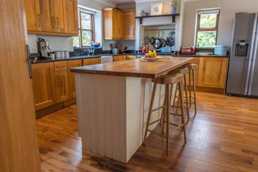 The perfect spot for the children to enjoy a spot of breakfast before heading out into the garden.