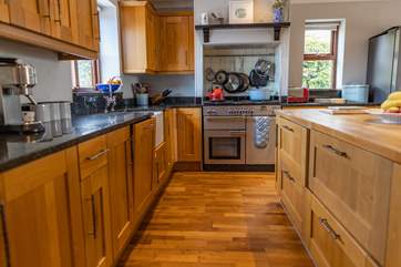 The kitchen/diner is fully equipped for the amateur chef of the family.