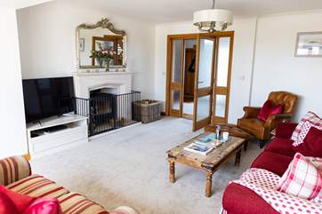 The lounge also benefits from a log-burner should the nights turn a little chilly.
