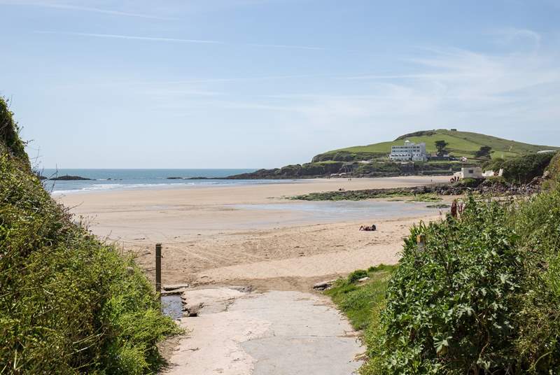 Head over to Bigbury-on-Sea for yet another family-friendly beach.