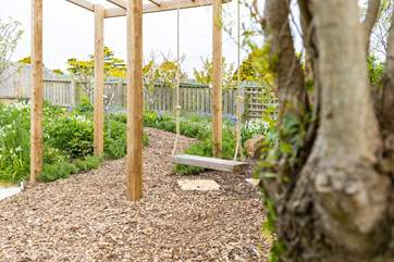 The children will love the swing!