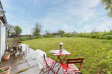 Sit outdoors and listen to the birdsong from the private patio and garden.