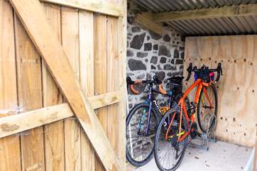 Handy storage for your bikes.