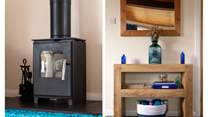 The multi-burner adds a special touch and warmth to this lodge.