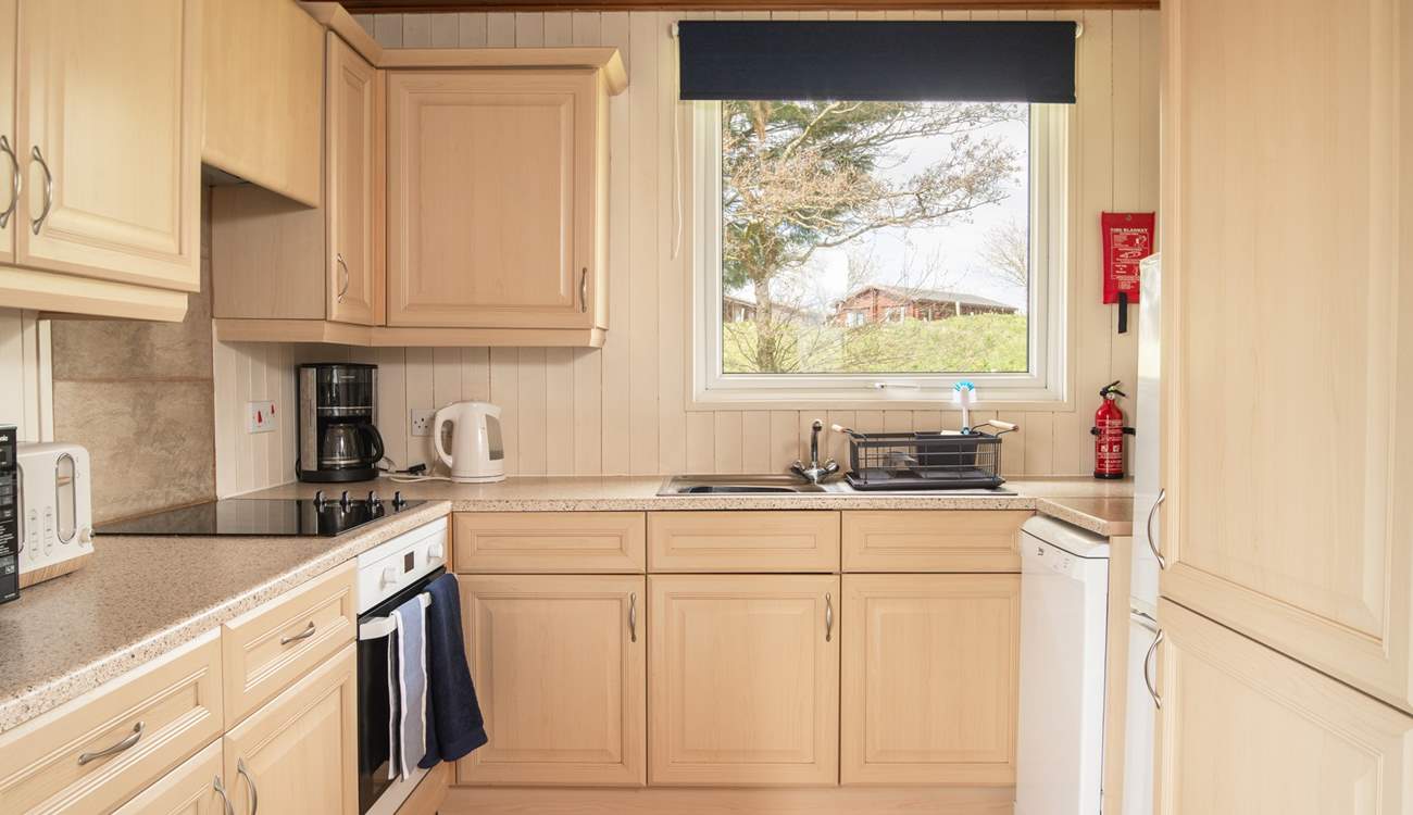 The kitchen is fully equipped ready for your enjoyment.