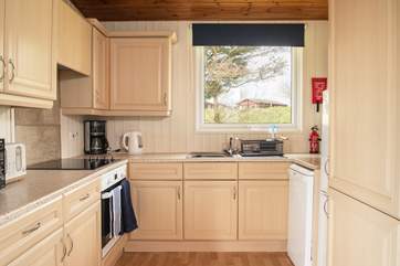 The kitchen is fully equipped ready for your enjoyment.