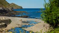 Pretty Crackington on the north coast.