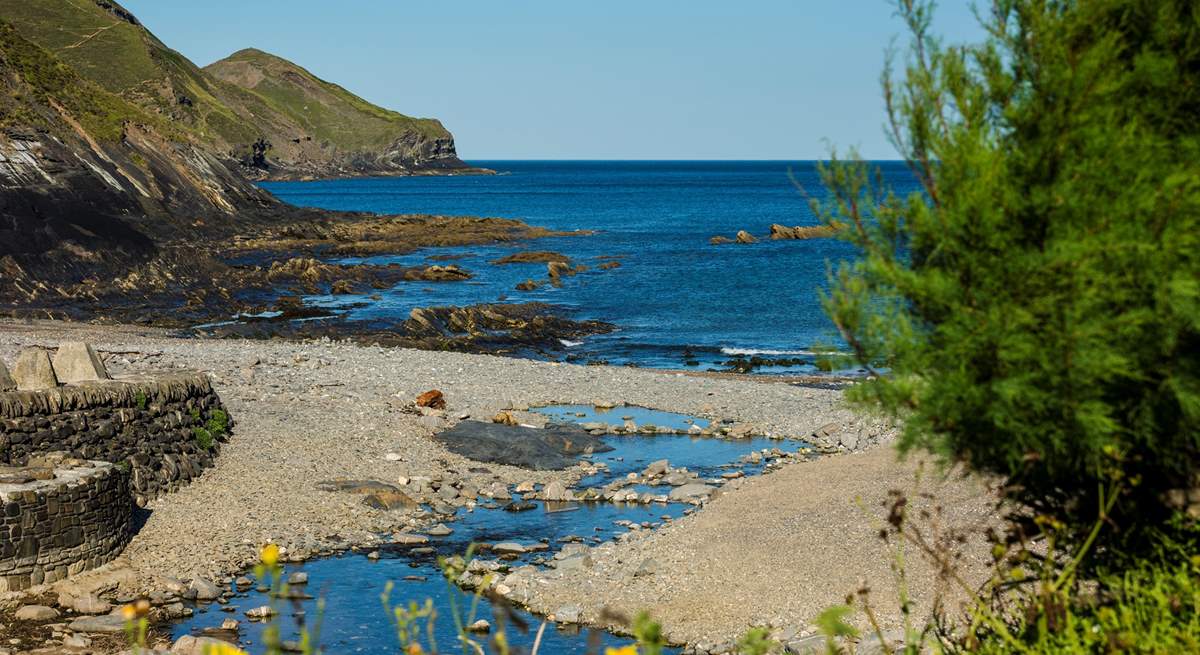 Pretty Crackington on the north coast.