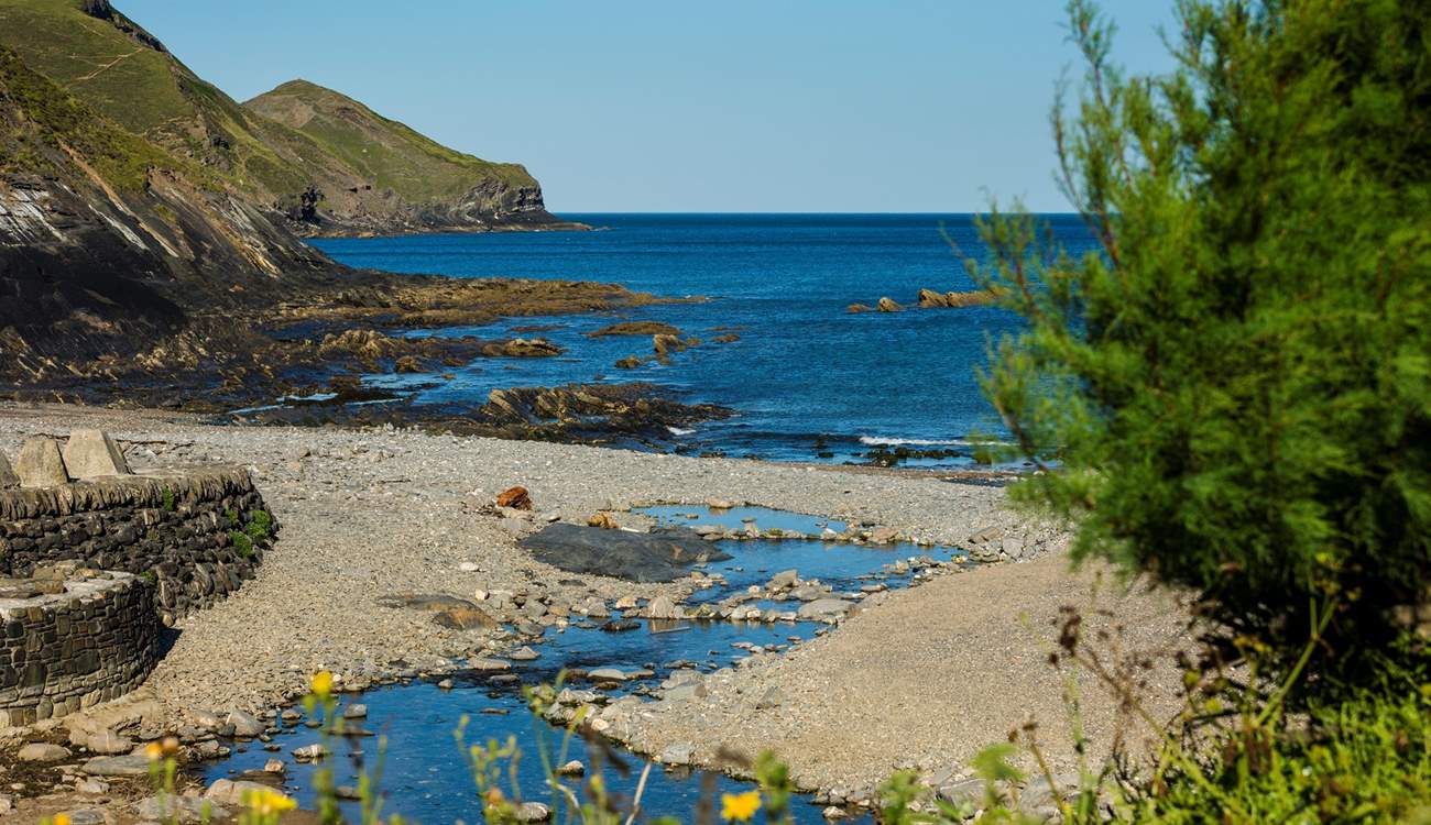 Pretty Crackington on the north coast.