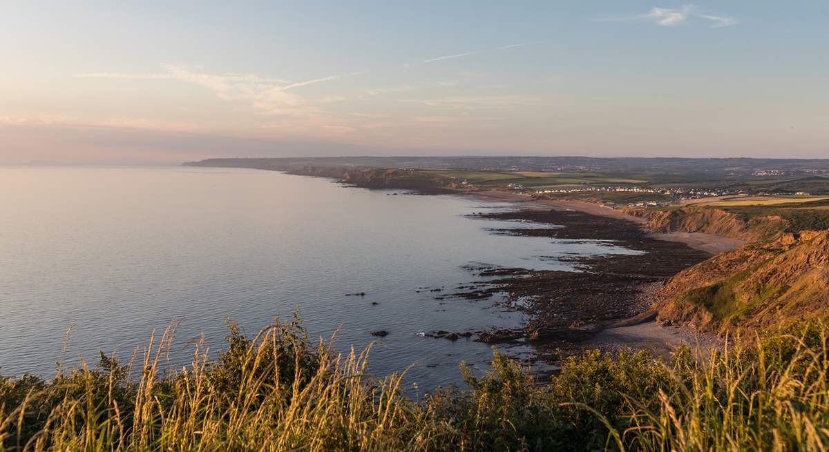 Widemouth Bay on the north coast is breathtaking.