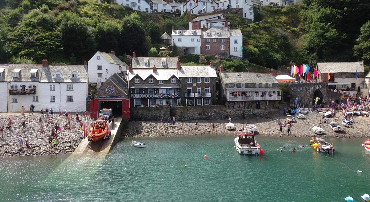 The pretty village of Clovelly waiting to be explored.