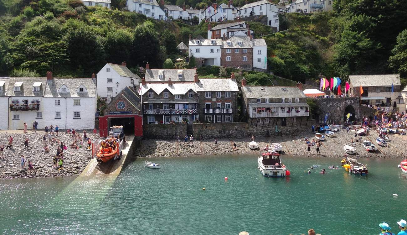 The pretty village of Clovelly waiting to be explored.