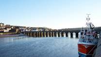 Picturesque Bideford harbour.