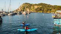 Ilfracombe has lots to offer including water sports.