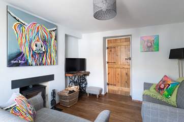 Welcome to Church Gate!
The sitting-room with log-burner makes the perfect combination.