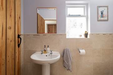 The shower-room is on the ground floor.
