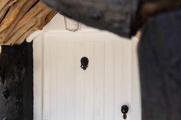 The stable-door is a lovely feature for those warmer evenings.
