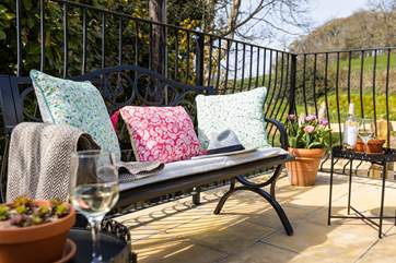 A verandah for enjoying all day sun.