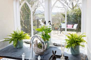 Washing up with a view!