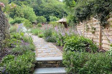 The garden in full bloom is a delight!