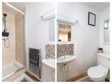 The en suite shower-room for bedroom one.