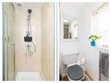 The en suite shower-room for bedroom two also has an heated towel rail.