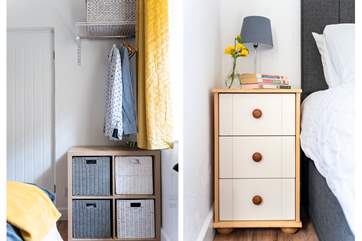 The colours used add to the relaxed feel at the cottage.