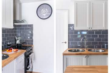 The kitchen is equipped for as much or as little cooking as you wish to do!