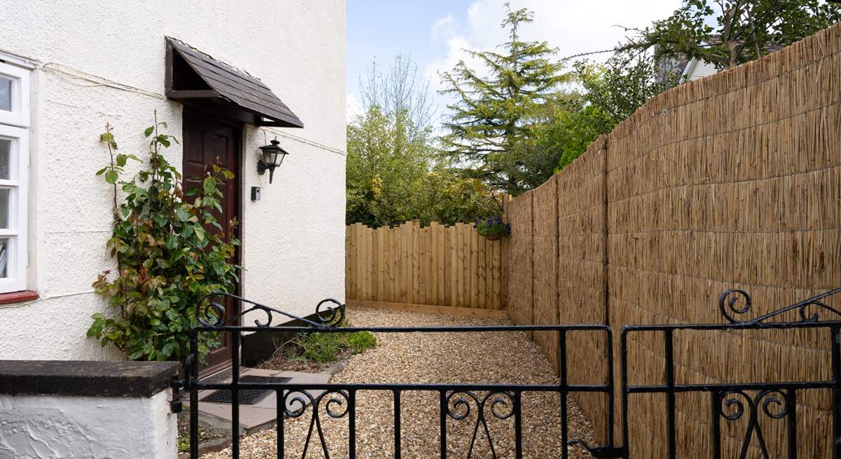 The path from your dedicated car park space to Foxglove Cottage.