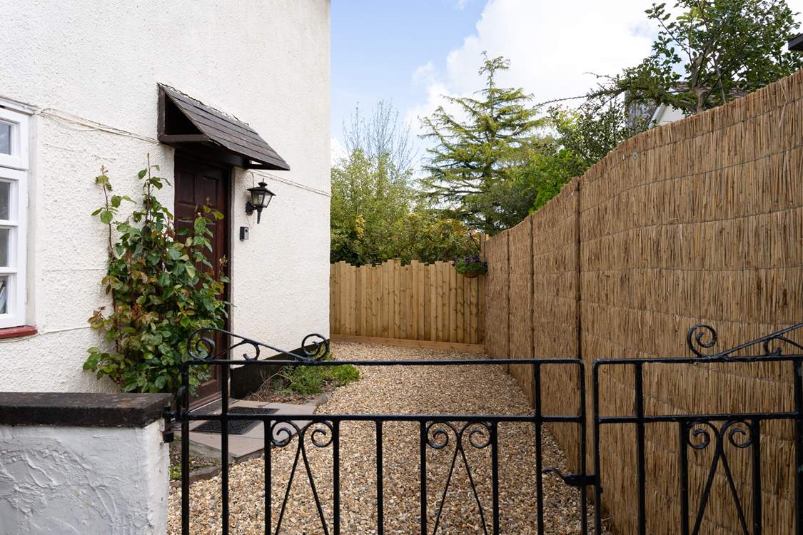 The path from your dedicated car park space to Foxglove Cottage.