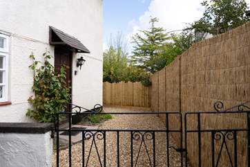 The path from your dedicated car park space to Foxglove Cottage.