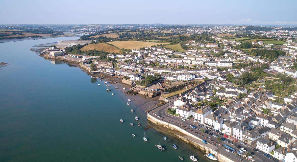 Nearby Appledore.