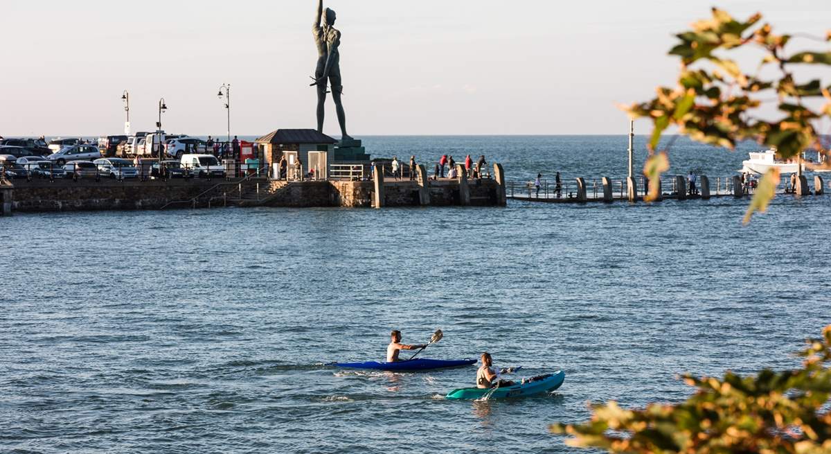 Try something new and kayak around Ilfracombe harbour.