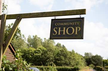 Call in at the local community shop to stock up on holiday provisions.