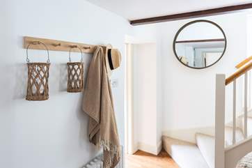 Head up the stairs to explore the peaceful bedrooms.