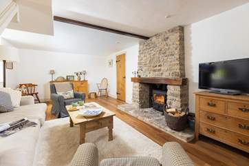 Cosy up in front of the fire.