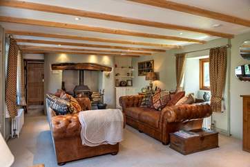 The drawing-room is a lovely homely room.