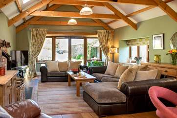 Snuggle up on the sofa and plan your next day's adventure.