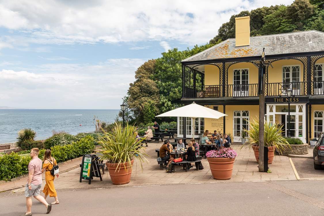 There's plenty of things to see and do in Shaldon. The Ness is one of your fabulous locals. Great for food and drink with a fabulous Devon welcome on standby.