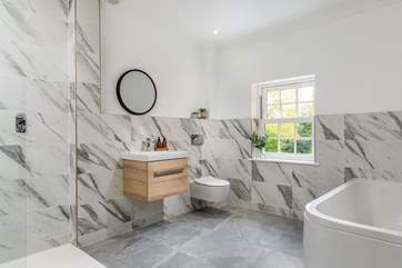 The lovely en suite to Bedroom 2.