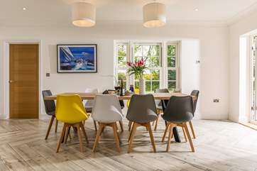 The stylish decor at Willow House.