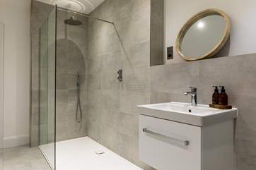 The family bathroom also has a fabulous walk-in shower.