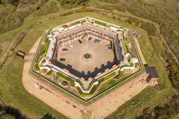 Golden Hill Fort is a Grade 1 listed building surrounded by wonderful countryside and sea views.