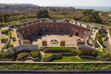 The Tap Room is located in the incredible Golden Hill Fort situated between Freshwater and Yarmouth.