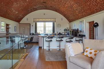The Tap Room is open plan living at its best.