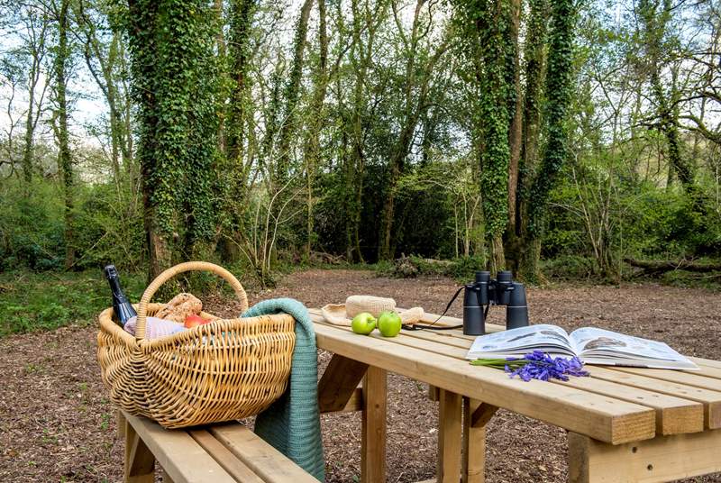 Head off along the woodland walk and stop off along the way for a picnic.