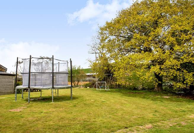 There's a really spacious garden and plenty of play equipment to keep younger members entertained.