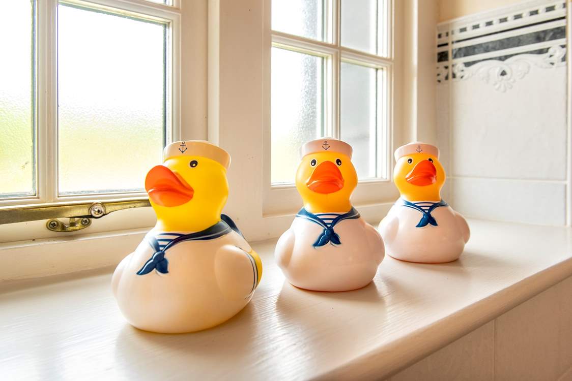 These little fellas enjoy bathtime as well!