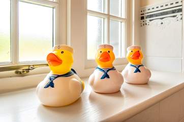 These little fellas enjoy bathtime as well!